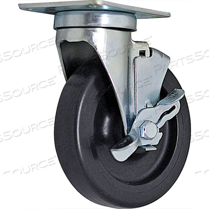 CASTER, SWIVEL W/BRAKE 6 -0.25 