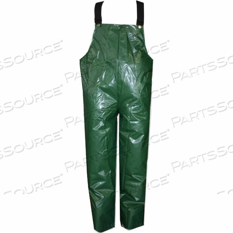 Tingley Iron Eagle Plain Front Rain Bib Overall - Gold/Yellow, Polyurethane, Size M (O22007)