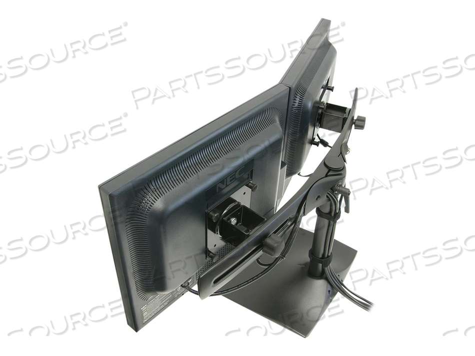 DS100 DUAL-MONITOR DESK STAND, HORIZONTAL by Ergotron, Inc.