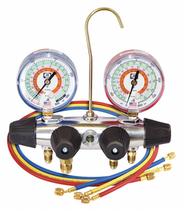 MANIFOLD GAUGE 4-VALVE by JB Industries
