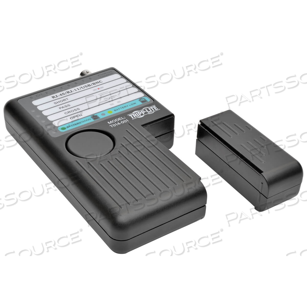 NETWORK CABLE CONTINUITY TESTER CAT5/CAT6/6A RJ11 RJ45 USB BNC by Tripp Lite