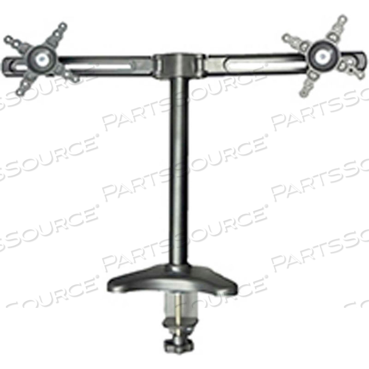 DUAL MONITOR DESKTOP MOUNT, BLACK by Mg Electronics