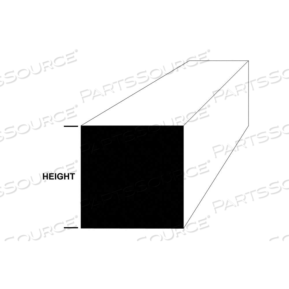 FLAT BAR STOCK, 7075, 1 1/2 IN X 12 IN NOMINAL SIZE (WXL), 1.5 IN THICK, T651, COLD FINISHED, MILL by Approved Vendor