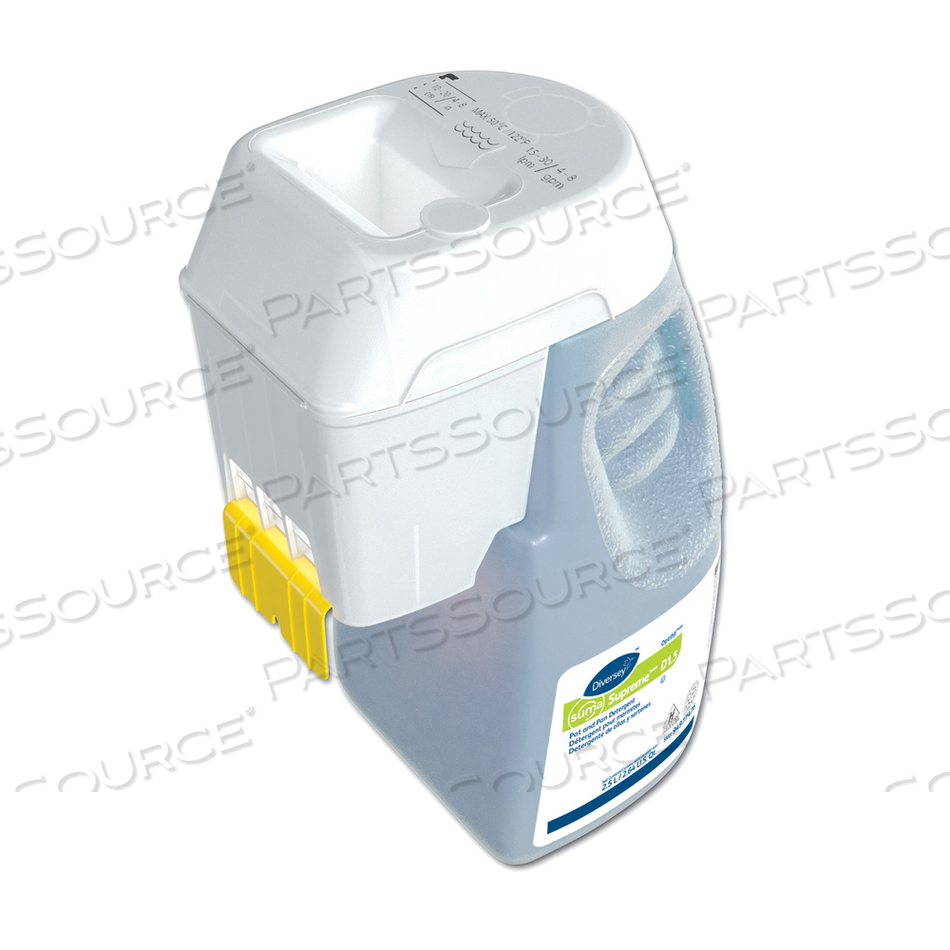 SUPREME CONCENTRATED POT AND PAN DETERGENT, FLORAL, 2.6 QT OPTIFILL SYSTEM REFILL by Suma