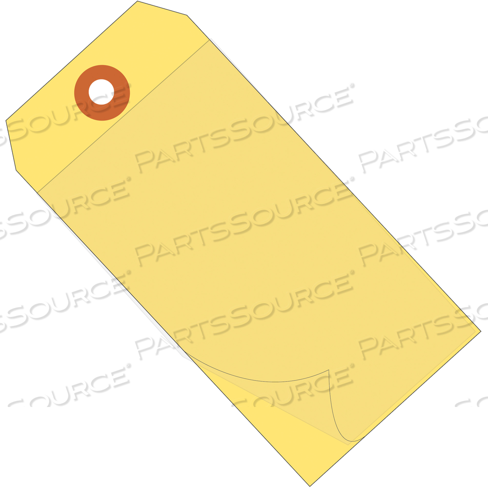 SELF LAMINATING TAGS, 4 3/4" X 2 3/8", YELLOW, 100/CASE by BOX Partners (Box Acquisitions, LLC)