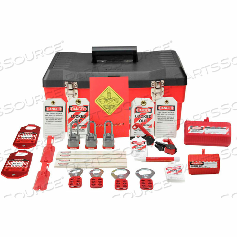 STOPOUT DELUXE LOCKOUT KIT, PLASTIC by Accuform Manufacturing, Inc.