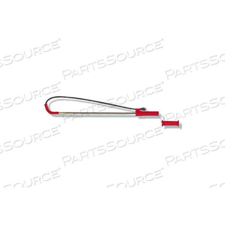 TOILET AUGER W/COMPRESSION WRAPPED INNER CORE CABLE W/DROP HEAD, 6'L, 1/2"W CABLE by Ridgid