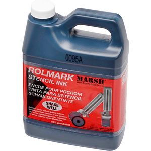 ROLMARK STENCIL INK, 1 QUART, BLACK by Marsh Shipping Supply Co., LLC ROLMARK STENCIL INK, 1 QUART, BLACK by Marsh Shipping Supply Co., LLC