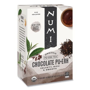 ORGANIC TEA, CHOCOLATE PUERH, 16/BOX by Numi