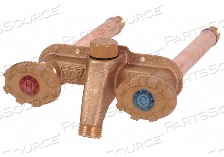 FROST PROOF DUAL SILLCOCK HOT/COLD 6 IN by Woodford Manufacturing
