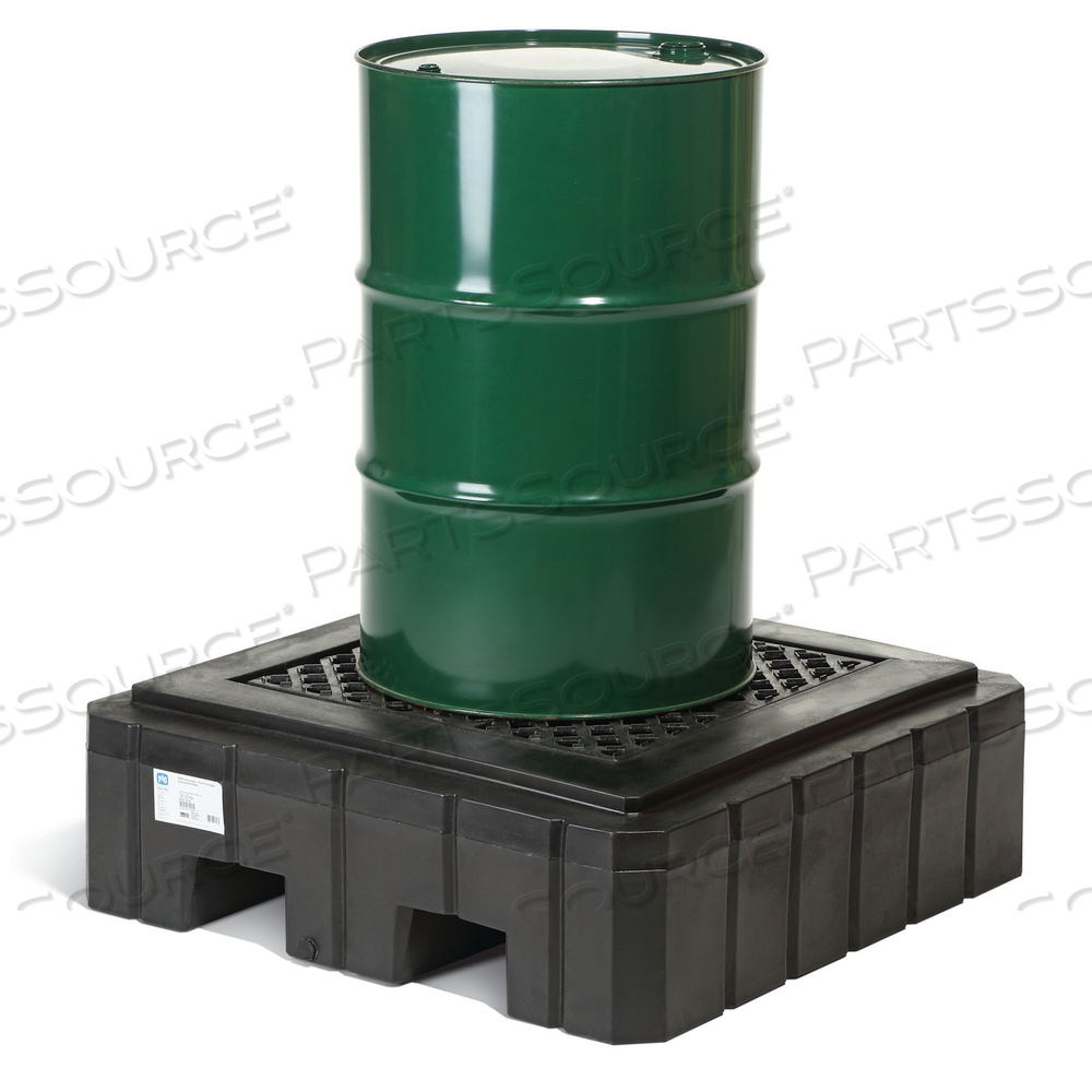 PIG HEAVY-DUTY 1-DRUM POLY SPILL CONTAINMENT PALLET by New Pig Corporation PIG HEAVY-DUTY 1-DRUM POLY SPILL CONTAINMENT PALLET by New Pig Corporation
