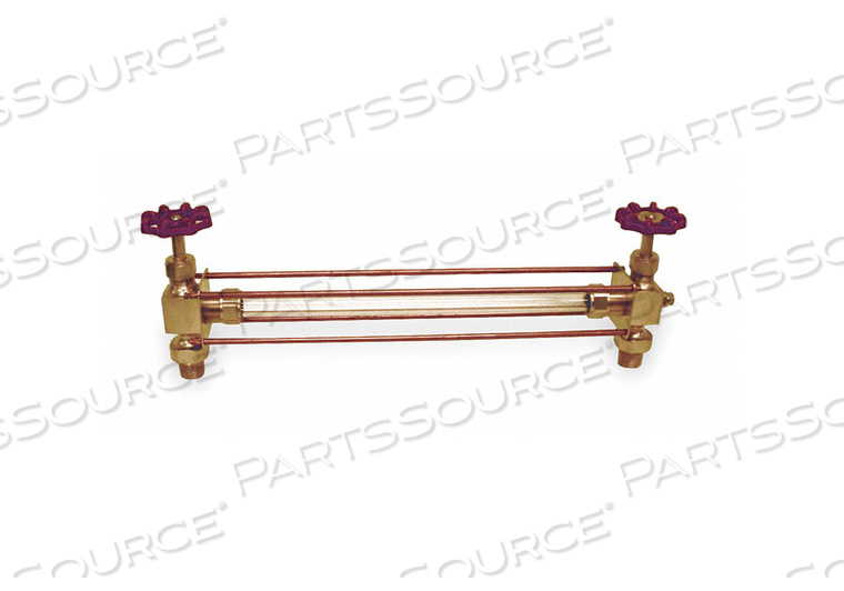 WATER GAUGE AUTOMATIC 1/2 IN MNPT BRONZE by Apollo Valves (a Conbraco Company)