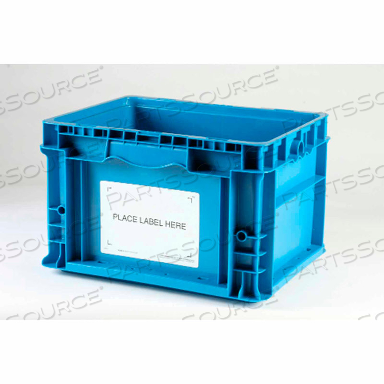 C0001 CONTAINER PLACARD LABEL HOLDER W/"PLACE LABEL HERE" 3"X5" WHITE by Kennedy Manufacturing
