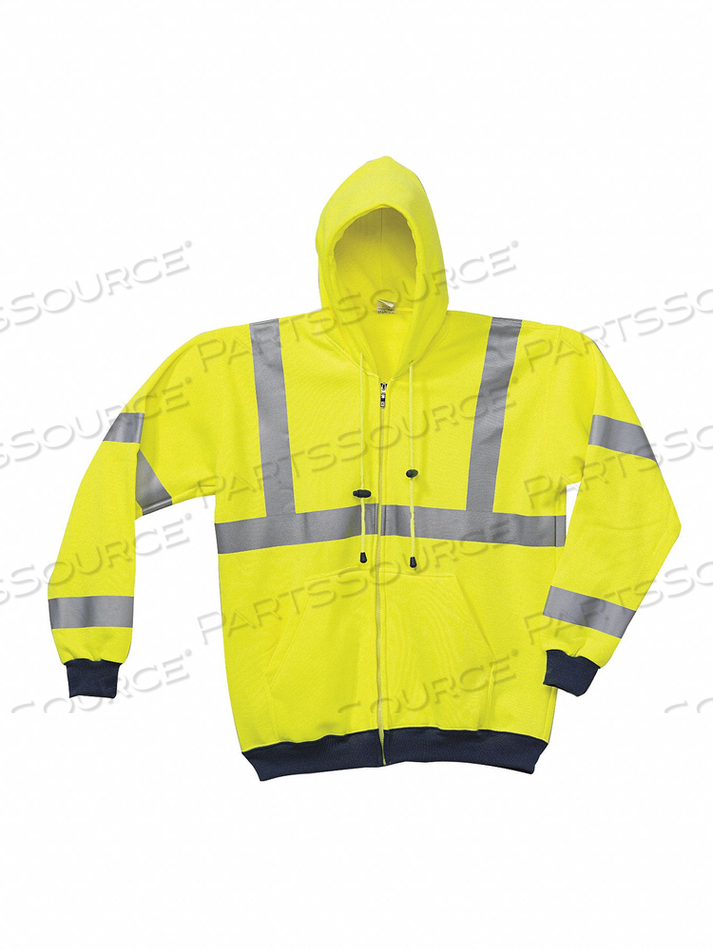 HI-VIS PREMIUM WICKING HOODIE, CLASS 3, HI-VIS YELLOW, L by Occunomix
