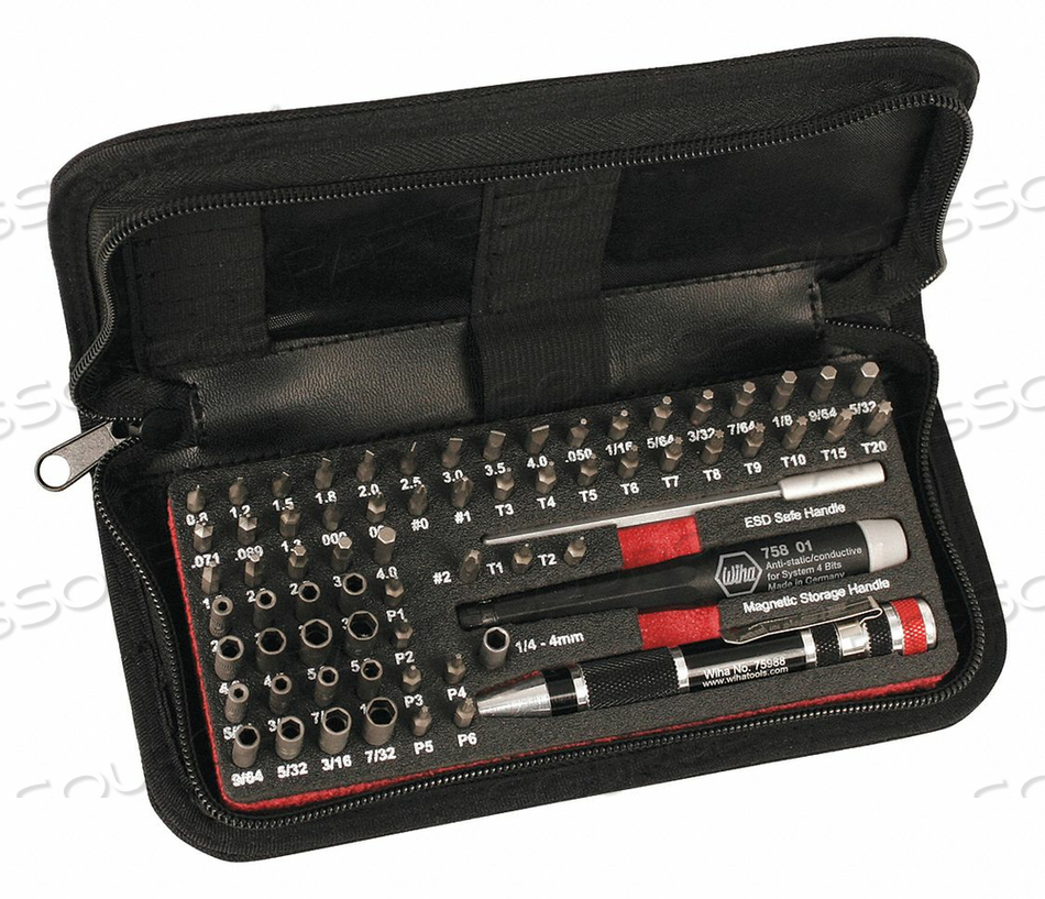 68 PIECE SYSTEM 4 ESD SAFE MASTER TECHNICIAN RATCHET AND MICROBITS SET by Wiha Tools 68 PIECE SYSTEM 4 ESD SAFE MASTER TECHNICIAN RATCHET AND MICROBITS SET by Wiha Tools