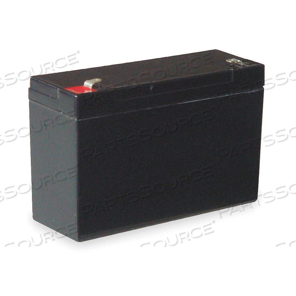 SEALED LEAD ACID BATTERY, 6V DC, 8.5 AH CAPACITY, 3.7 IN HT, 5.91 IN WD SEALED LEAD ACID BATTERY, 6V DC, 8.5 AH CAPACITY, 3.7 IN HT, 5.91 IN WD