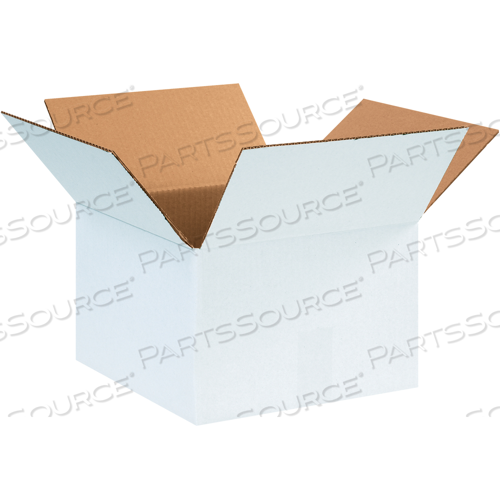 CORRUGATED BOXES, 12" X 12" X 8", WHITE, 25/BUNDLE by BOX Partners (Box Acquisitions, LLC)