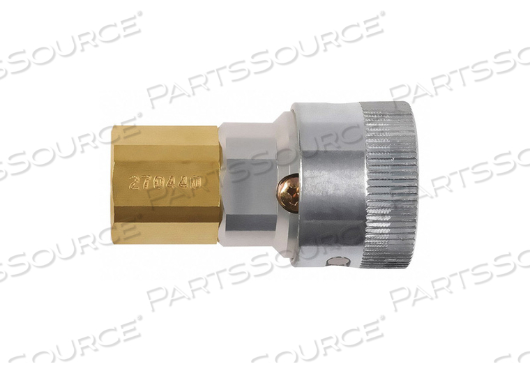 AIR HOSE SOCKET 1/4 BRASS STEEL PK2 by Miller Electric