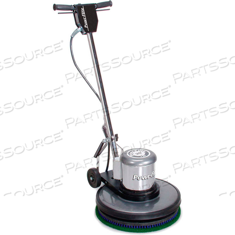HEAVY WEIGHT STYLE B FLOOR MACHINE, 20" CLEANING PATH by Powr-Flite HEAVY WEIGHT STYLE B FLOOR MACHINE, 20" CLEANING PATH by Powr-Flite