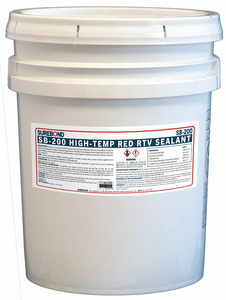 RTV SILICONE SEALANT RED 5 GAL. by Surebond