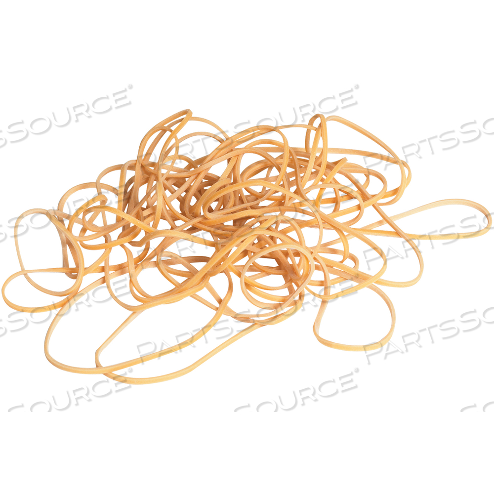RUBBER BANDS, 1/16" X 3 1/2", BROWN, 10 LBS./CASE by BOX Partners (Box Acquisitions, LLC)