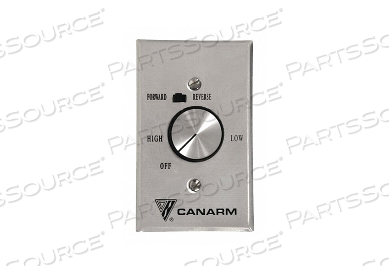 VARIABLE SPEED SWITCH CONTROL, 4 FANS-REVERSIBLE by Canarm VARIABLE SPEED SWITCH CONTROL, 4 FANS-REVERSIBLE by Canarm