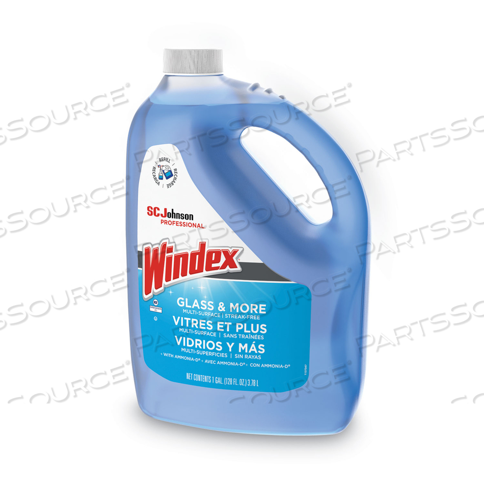 GLASS CLEANER WITH AMMONIA-D, 1 GAL BOTTLE by Windex