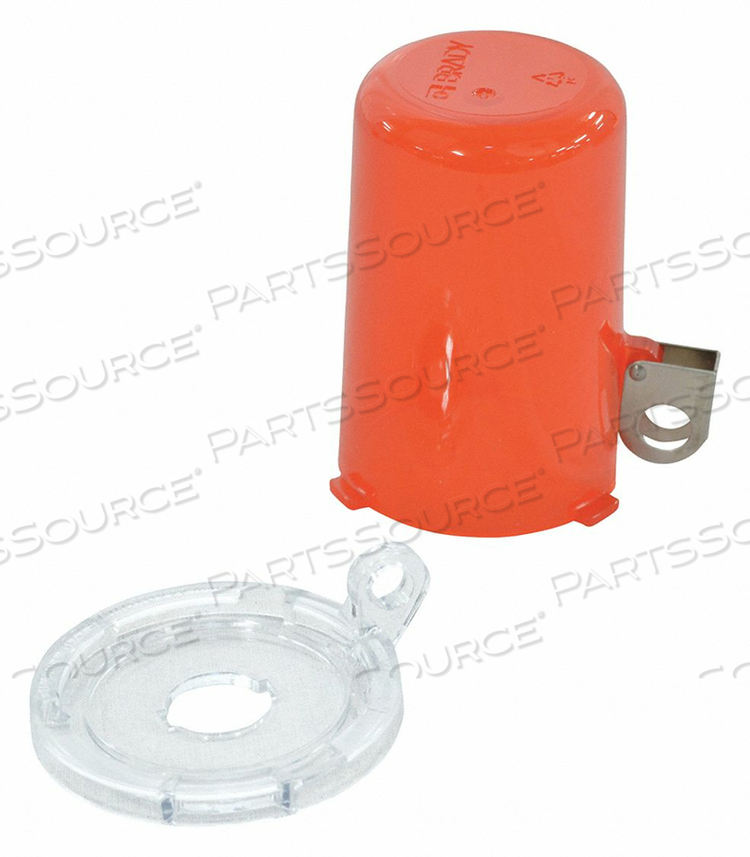 PUSH BUTTON LOCKOUT 16MM PLASTIC by Brady Americas