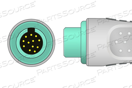 3 LEADS SNAP DIRECT-CONNECT ECG CABLE 