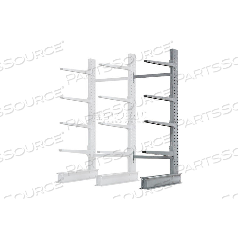 SINGLE SIDED HD ADD-ON CANTILEVER RACK UNIT, 48"WX38"DX8'H, 13300 LB CAP, FOR USE W/2000 SERIES, NO LIP by Modern Equipment (Meco)