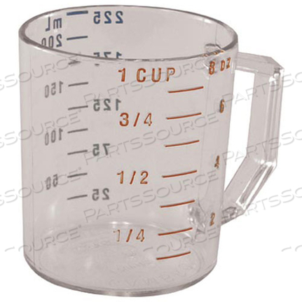 1 CUP MEASURING CUP-135 CLEAR by Cambro