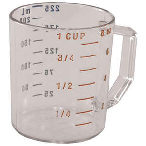 1 CUP MEASURING CUP-135 CLEAR by Cambro
