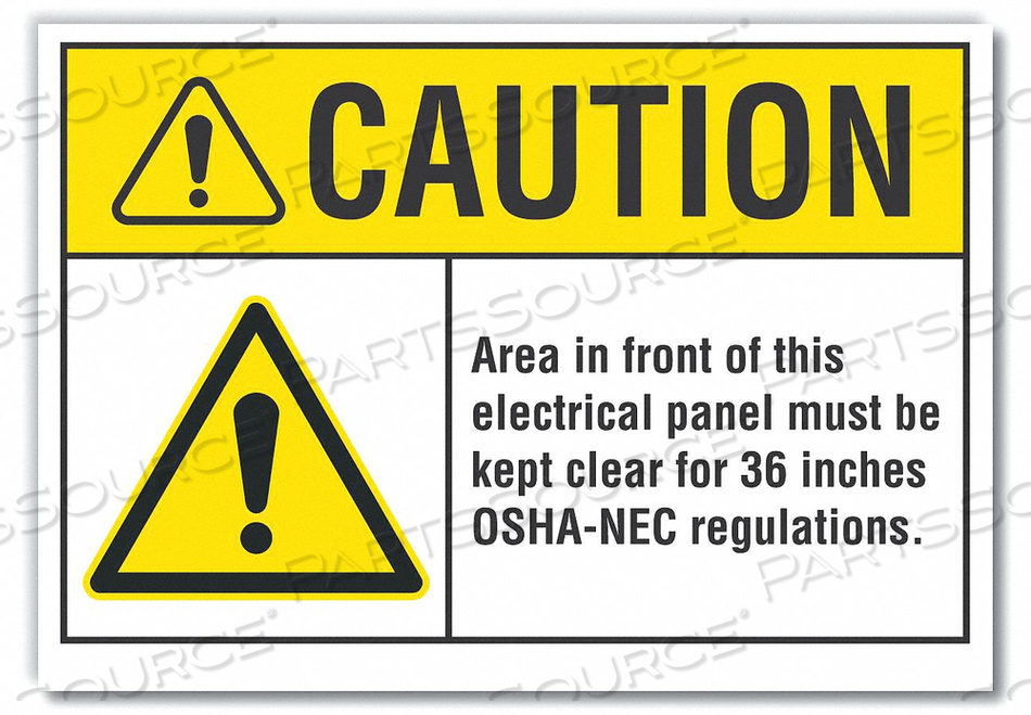 SIGN SELF-ADHESIVE VINYL 3-1/2 IN H by Lyle Signs Inc.