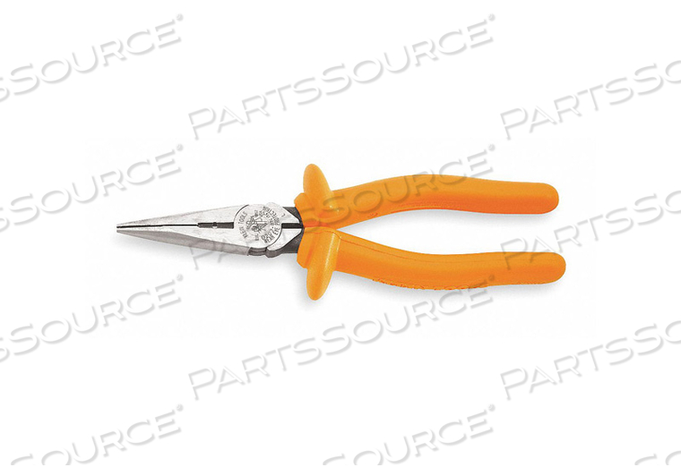 KLEIN INSULATED LONG NOSE PLIER,8 5/16IN by Klein Tools KLEIN INSULATED LONG NOSE PLIER,8 5/16IN by Klein Tools
