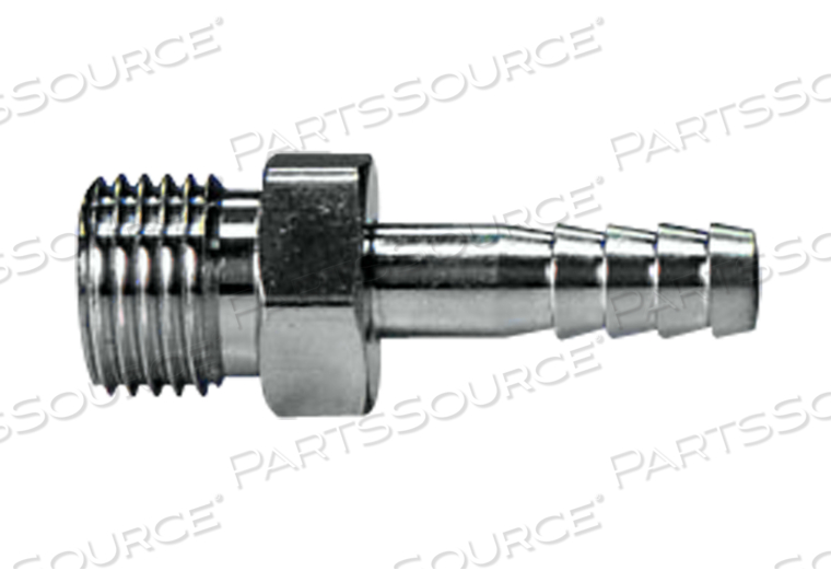 ADAPTER, 1/4 IN HOSE BARB, GREEN, OXYGEN by Ohio Medical, LLC