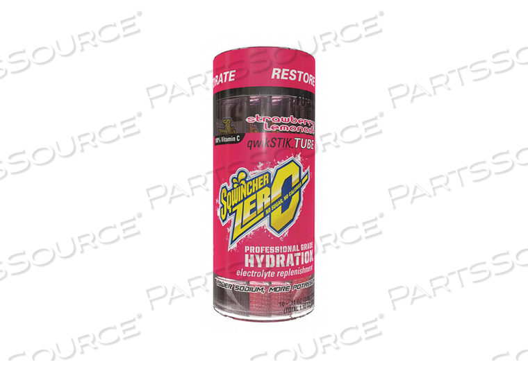 G5356 DRINK MIX SUGAR FREE STRAWB-LEMON PK10 by Sqwincher G5356 DRINK MIX SUGAR FREE STRAWB-LEMON PK10 by Sqwincher