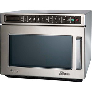 COMMERCIAL MICROWAVE, 0.6 CU. FT., 2100 WATT, KEYPAD by Amana