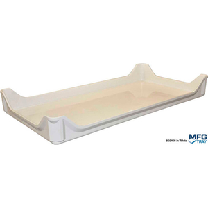 STACKING VENTILATION TRAY WITH DROP SIDES 30 3/8" X 15 7/8" X 3 5/8" WHITE by Molded Fiberglass