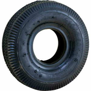 PNEUMATIC TIRE & TUBE - 4.10/3.50-4 SAWTOOTH TREAD - 10.5" X 3.6" by Marathon PNEUMATIC TIRE & TUBE - 4.10/3.50-4 SAWTOOTH TREAD - 10.5" X 3.6" by Marathon