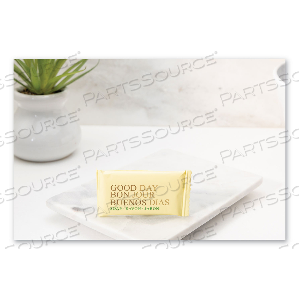 AMENITY BAR SOAP, PLEASANT SCENT, # 1/2, INDIVIDUALLY WRAPPED BAR by Good Day AMENITY BAR SOAP, PLEASANT SCENT, # 1/2, INDIVIDUALLY WRAPPED BAR by Good Day