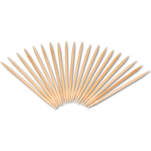 RPPR820, ROUND WOOD TOOTHPICKS, NATURAL, PLAIN, 19200/CARTON by Royal Cup Inc