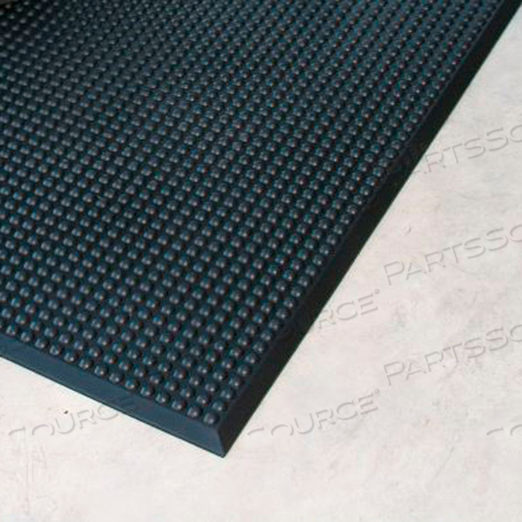 RHINO MAT GRANDSTAND RESPONSIVE ANTI FATIGUE MAT 3/4" THICK 3' X 5' BLACK 