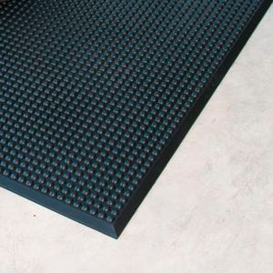 RHINO MAT GRANDSTAND RESPONSIVE ANTI FATIGUE MAT 3/4" THICK 3' X 5' BLACK by Ranco Industries