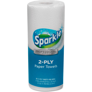 SPARKLE 2-PLY PERFORATED PAPER TOWEL, 11" X 8 4/5", WHITE, 30/CASE - GEP2717201 by Georgia-Pacific