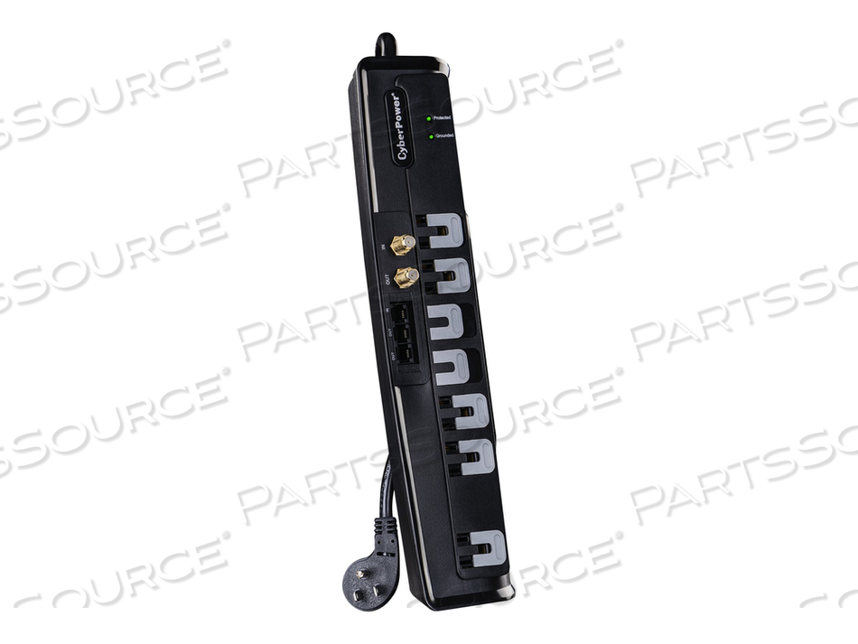 HOME THEATER SERIES CSHT706TC, SURGE PROTECTOR, AC 125 V, OUTPUT CONNECTORS: 7 by CyberPower