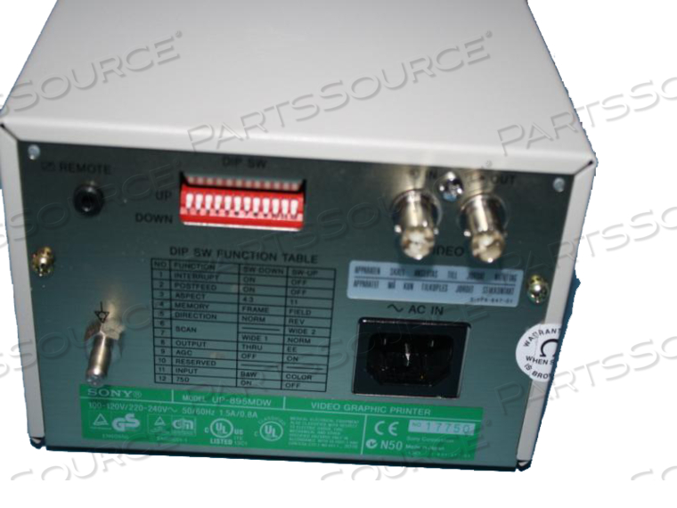 MONOCHROME VIDEO GRAPHIC BLACK/WHITE PRINTER MONOCHROME VIDEO GRAPHIC BLACK/WHITE PRINTER