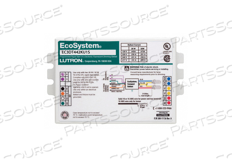 REPLACEMENT FOR LUTRON EC3DT442KU1S REPLACEMENT FOR LUTRON EC3DT442KU1S