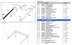 ECAM LIGHT RAIL FRONT RIGHT END CAP by Siemens Medical Solutions