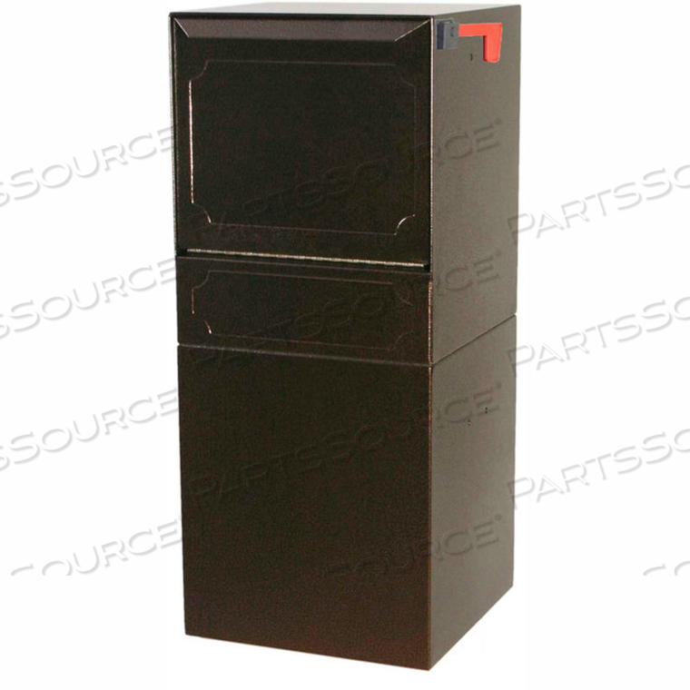 PARCEL PROTECTOR VAULT MAILBOX AND PARCEL DROP DVU0050 - REAR ACCESS - COPPER VEIN by Dvault Company