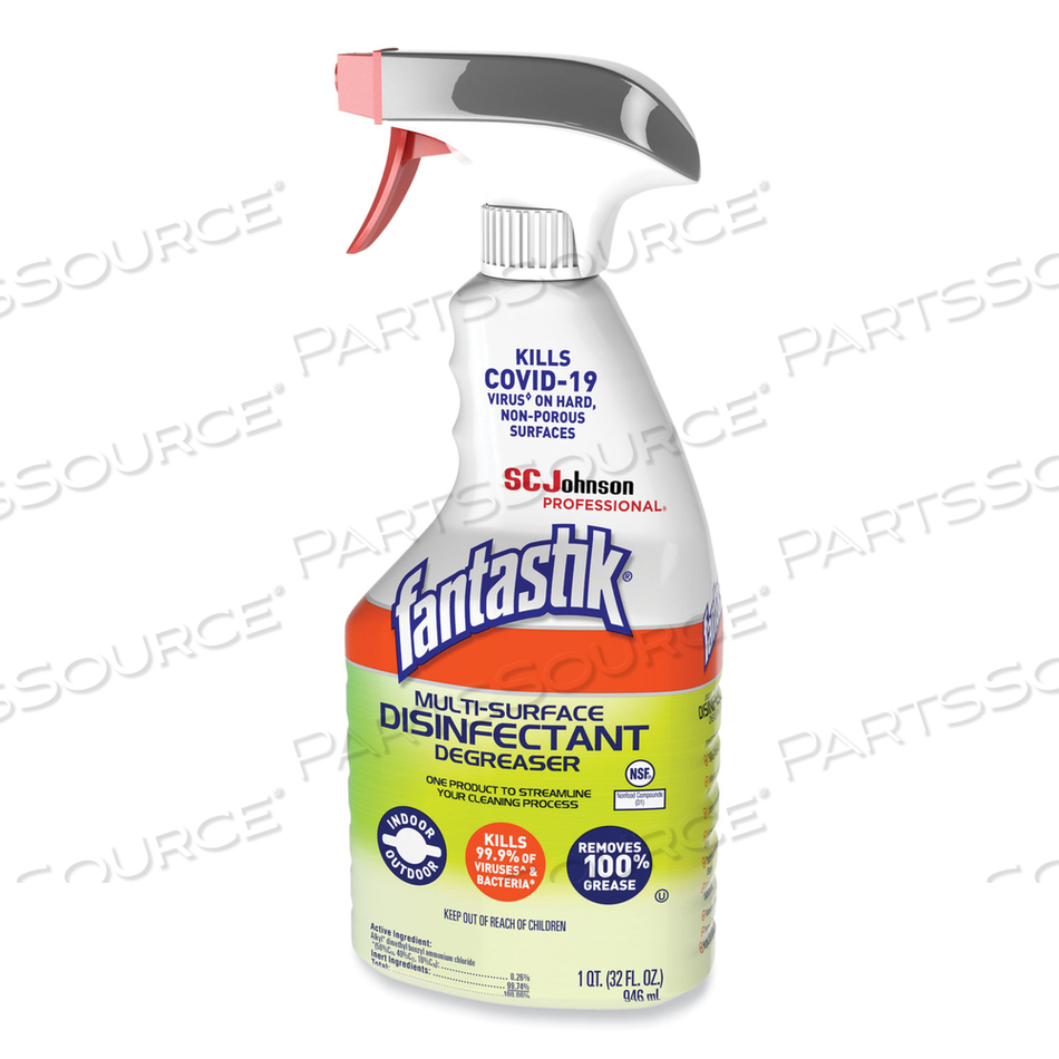 MULTI-SURFACE DISINFECTANT DEGREASER, HERBAL, 32 OZ SPRAY BOTTLE by Fantastik